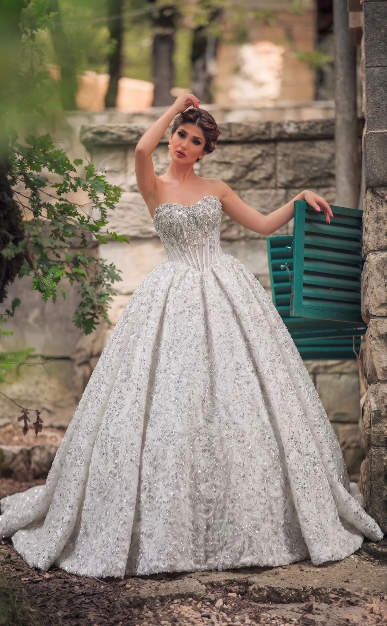 The Regal Silver Corset