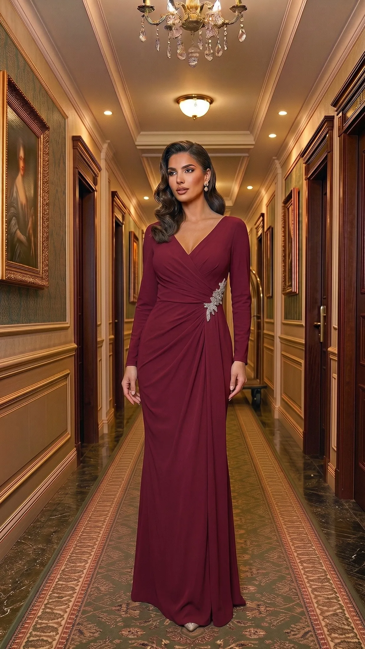Burgundy Elegance
